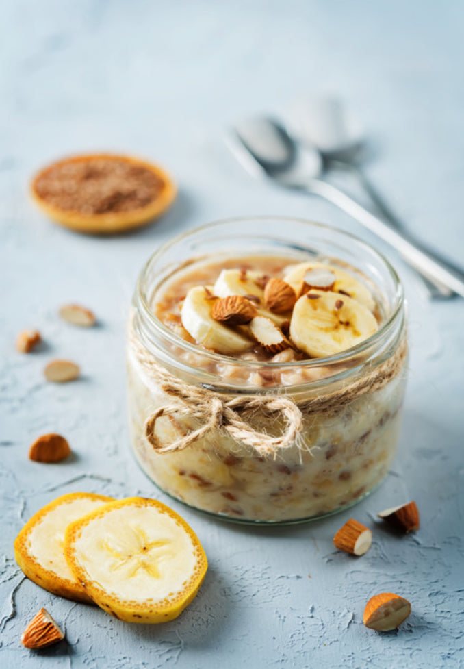 Banana Cream Pie Overnight Oats