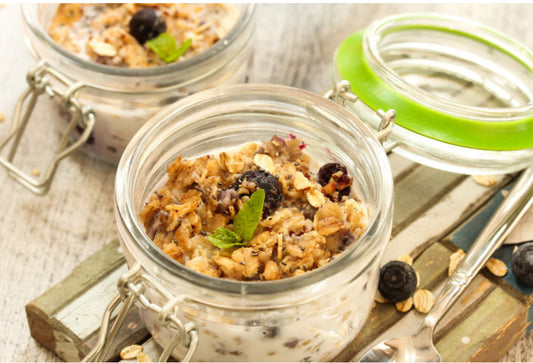 Chocolate Protein Overnight Oats